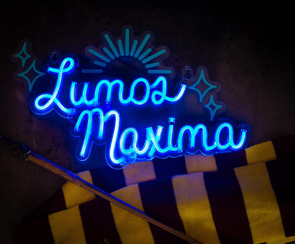 Harry Potter Lumos Maxima Hanging LED Neon Wall Light Sign