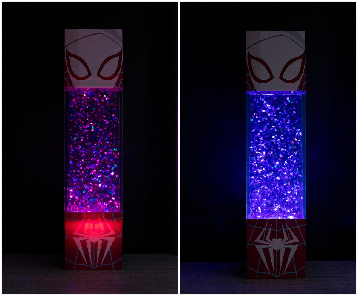 Marvel Spider-Gwen USB Powered Glitter Motion Light | 12 Inches Tall