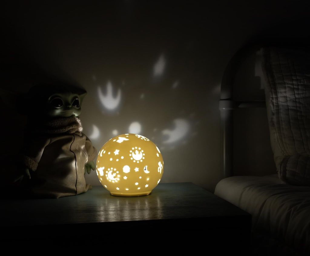 Star Wars: The Mandalorian Grogu Ceramic LED Mood Light | 6 Inches Tall