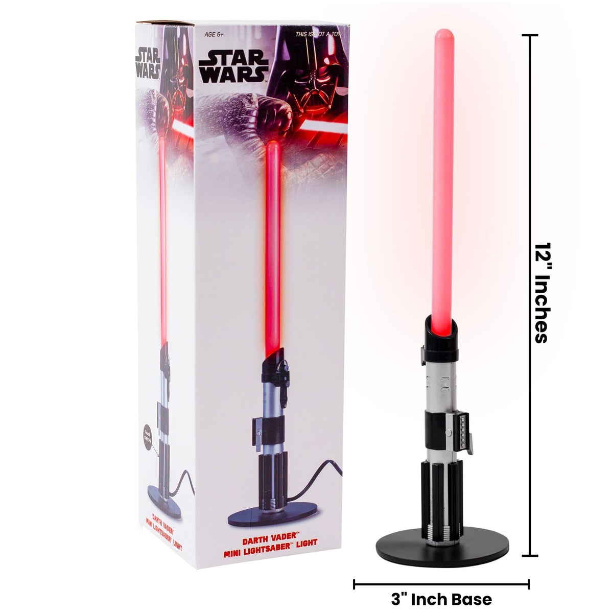 Star Wars Darth Vader Lightsaber 12-Inch Mini LED Mood Light