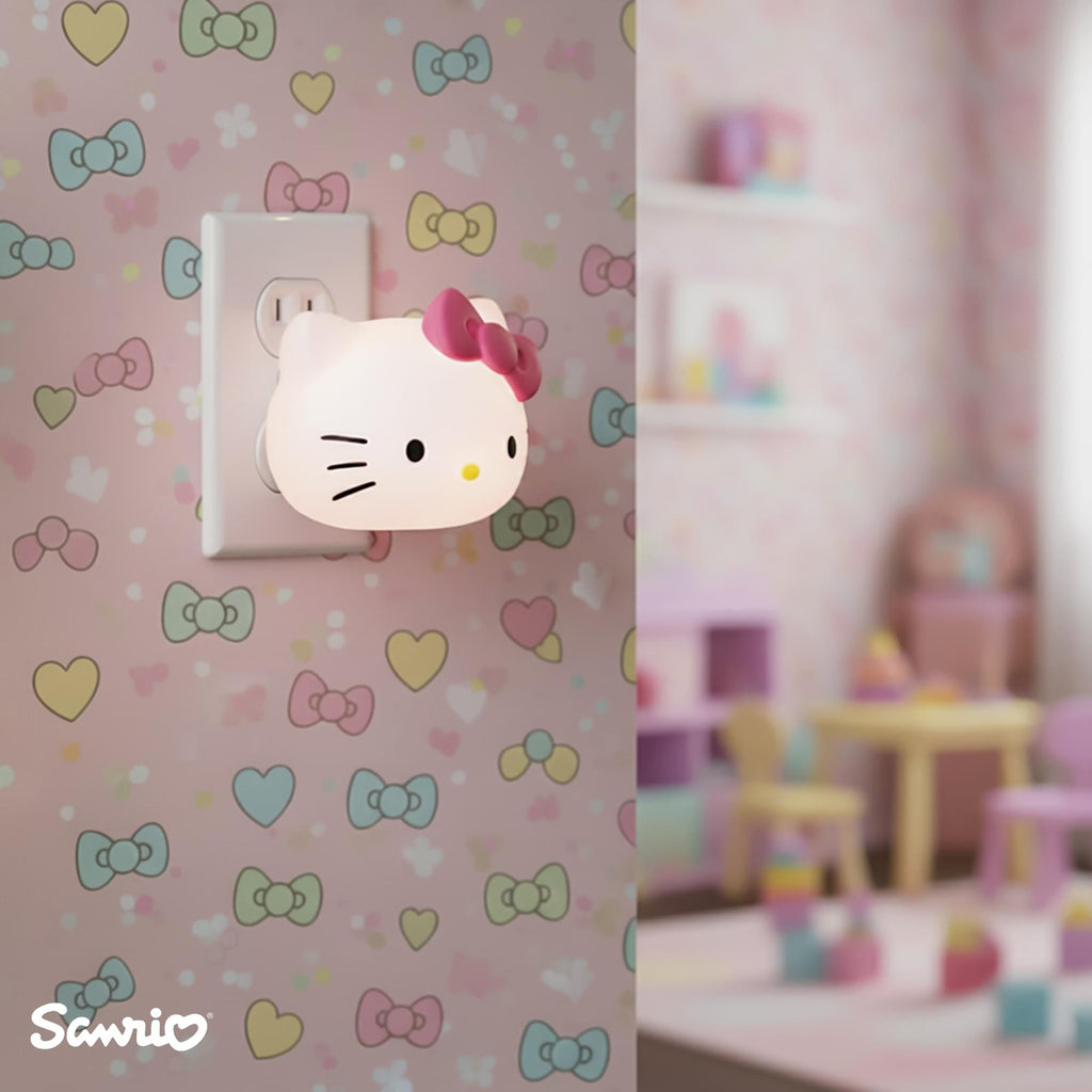 Sanrio Hello Kitty Face Plug-In Nightlight