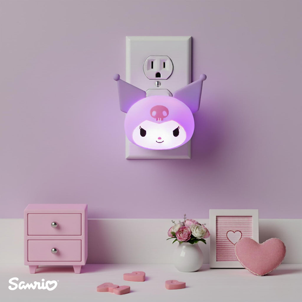 Sanrio Kuromi Face Plug-In Nightlight