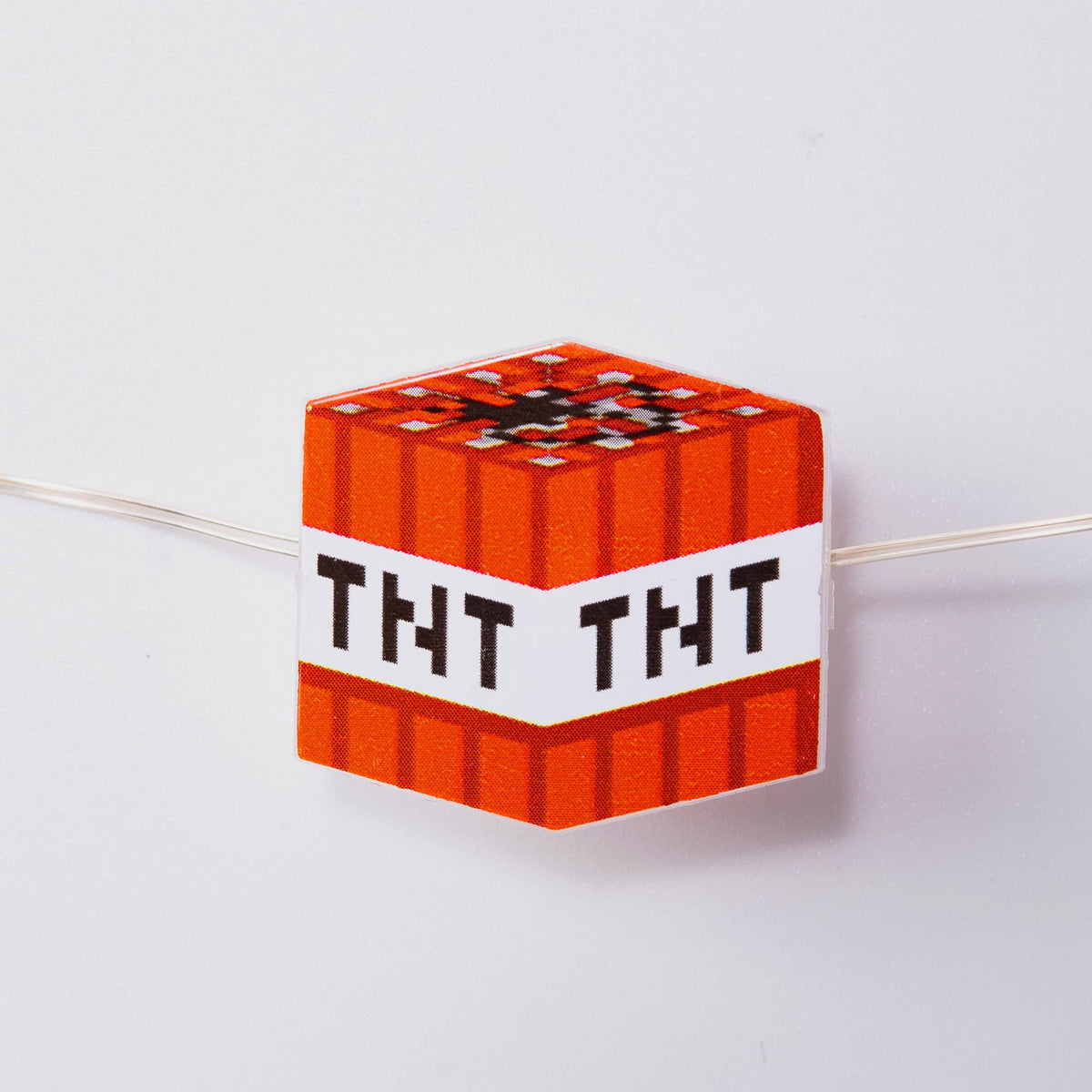 Minecraft 2-Piece TNT Décor Bundle | Glitter Lamp & String Lights