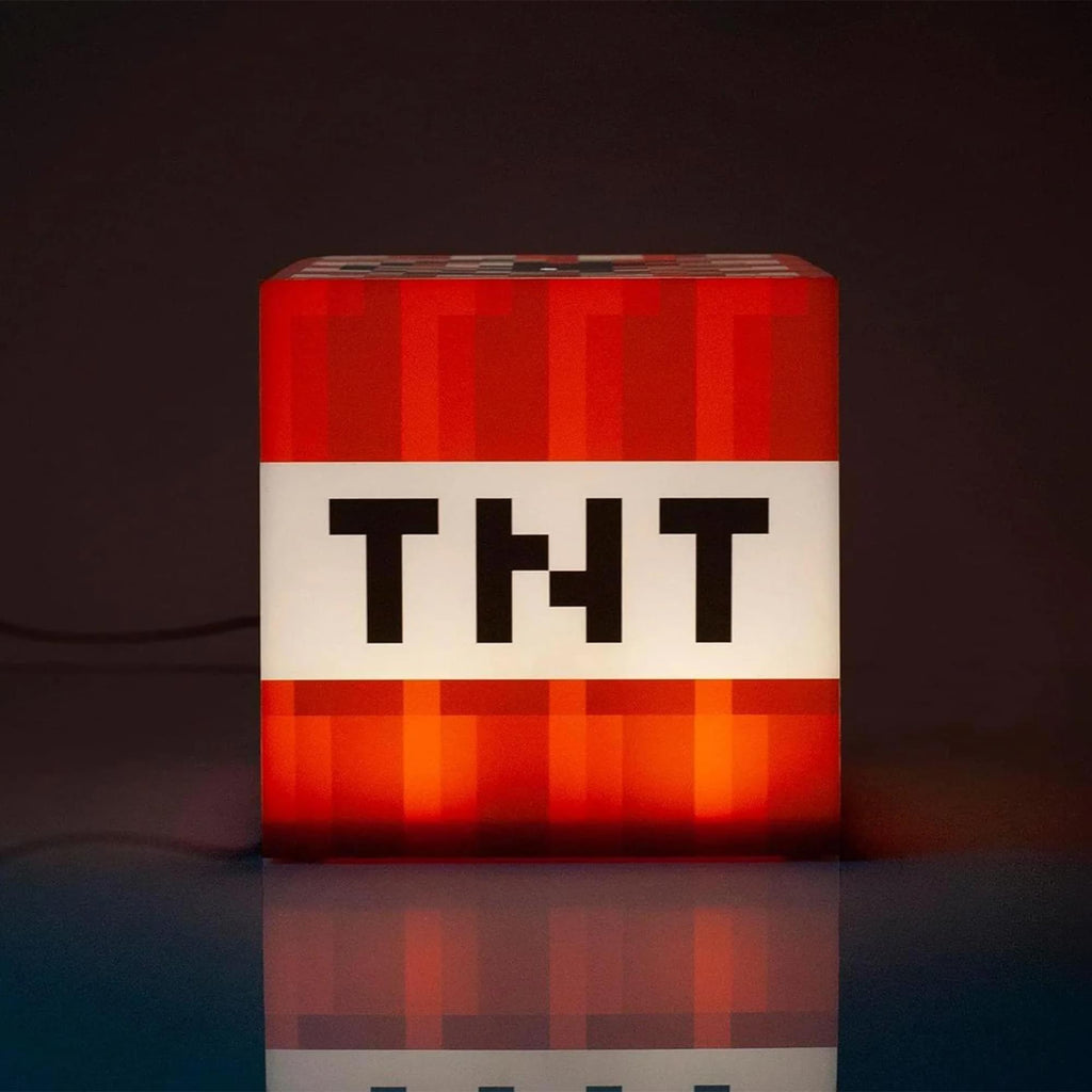 Minecraft 2-Piece Light Bundle | TNT Block Mood Light & Torch LED Lamp