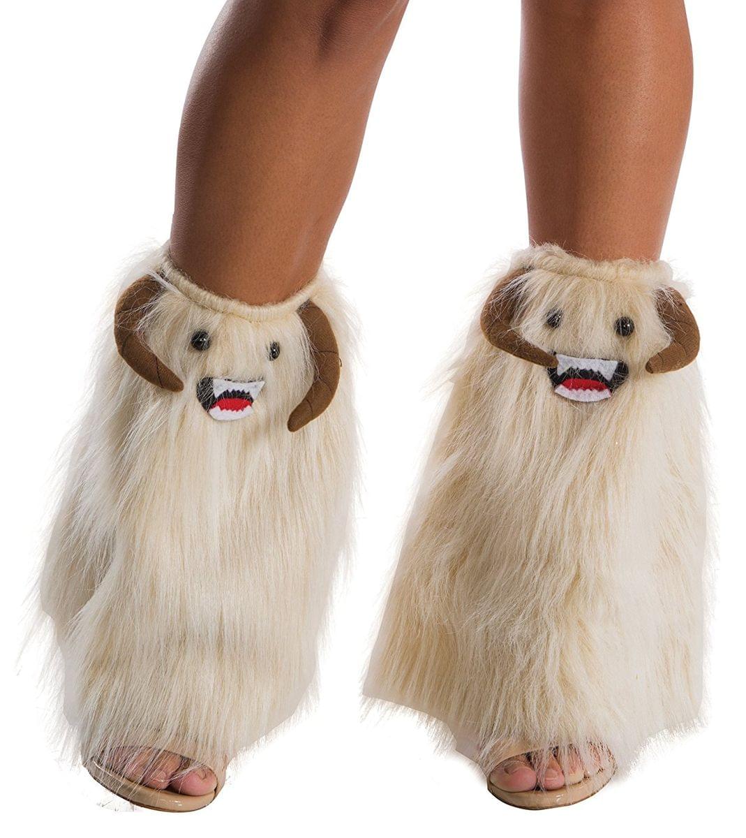 Star Wars Wampa Leg Warmers Faux Fur Costume Accessory