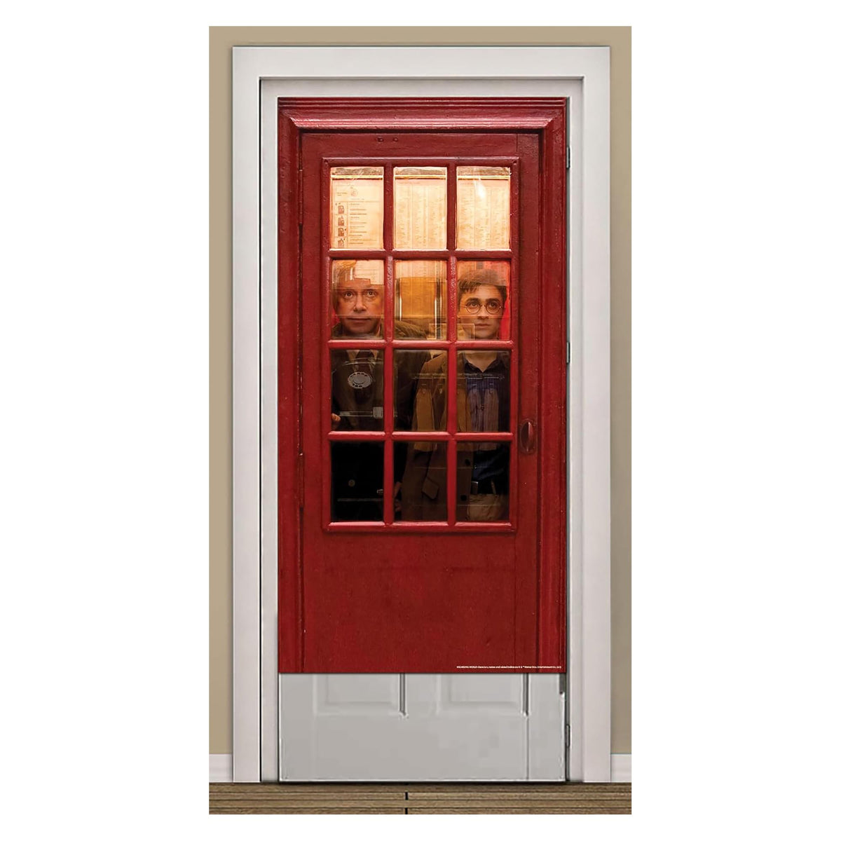 Harry Potter Telephone Booth Door Cover