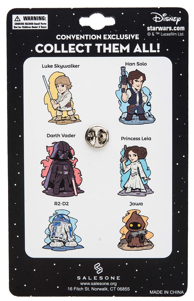 OFFICIAL Star Wars Princess R2-D2 Pin| Exclusive Art Design By Derek Laufman