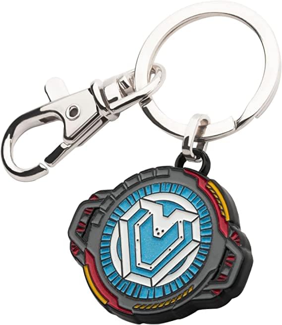 Marvel Black Panther Wakanda Forever Ironheart Badge Keychain