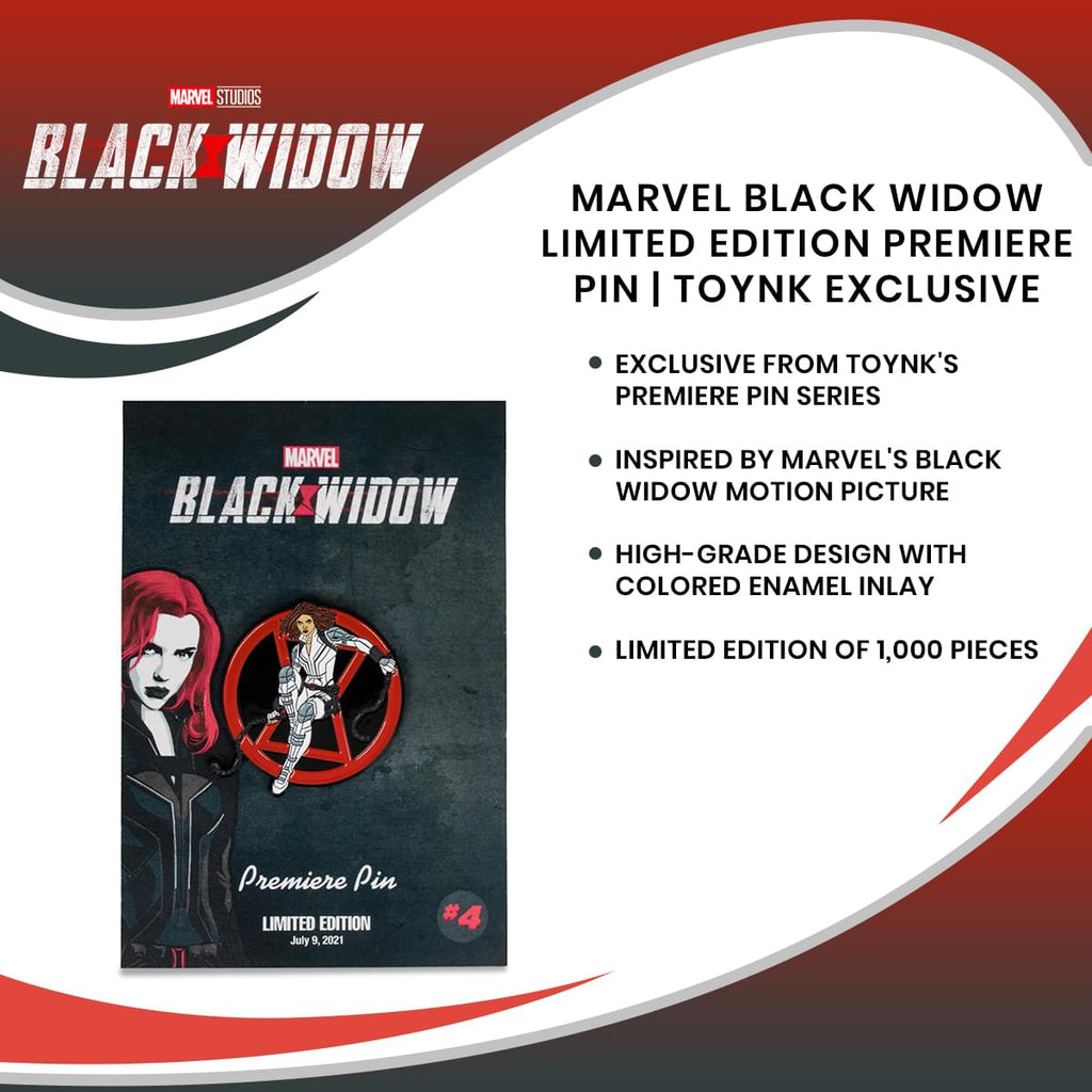 Marvel Black Widow Limited Edition Premiere Pin | Toynk Exclusive