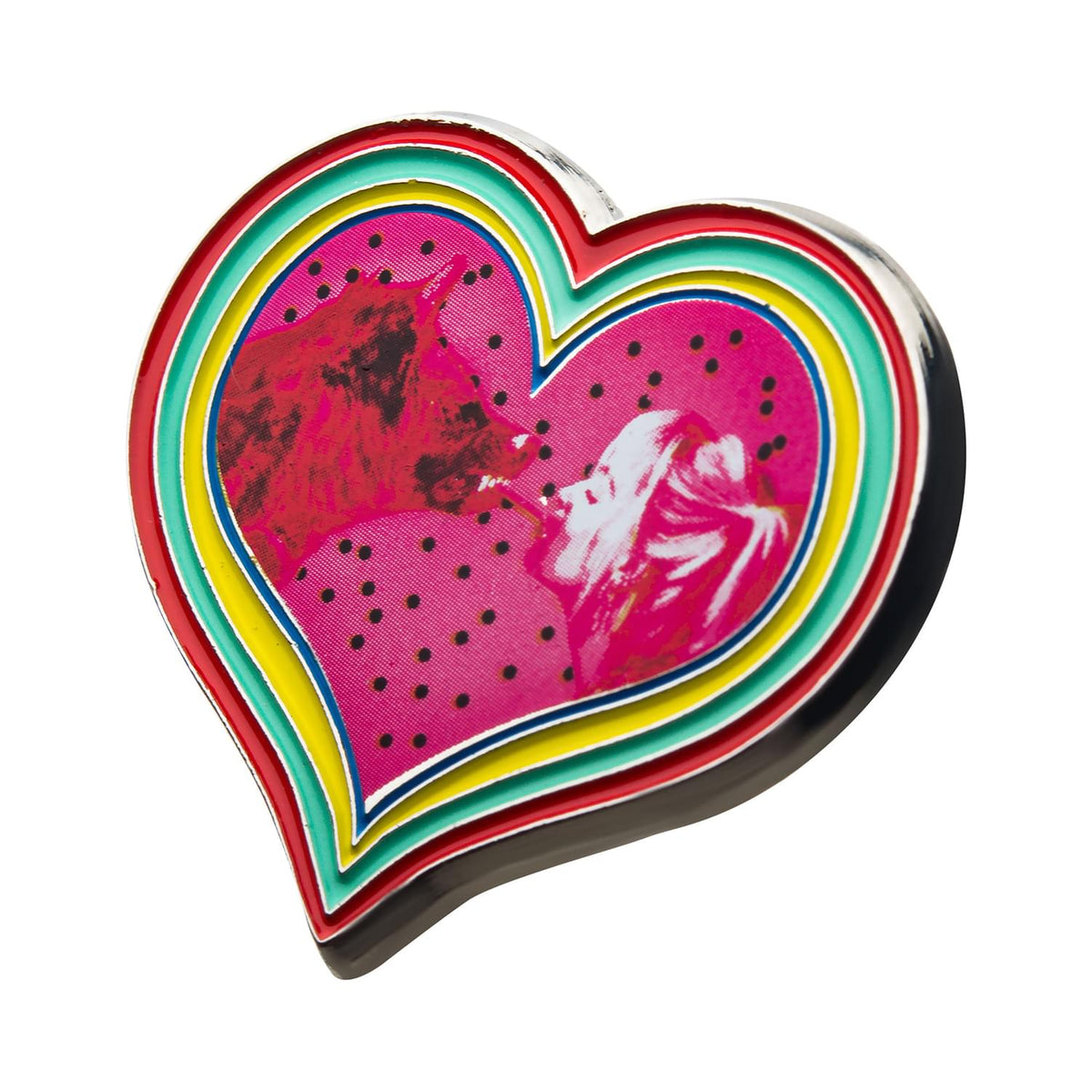 Birds of Prey Harley Quinn & Hyena Enamel Collector Pin