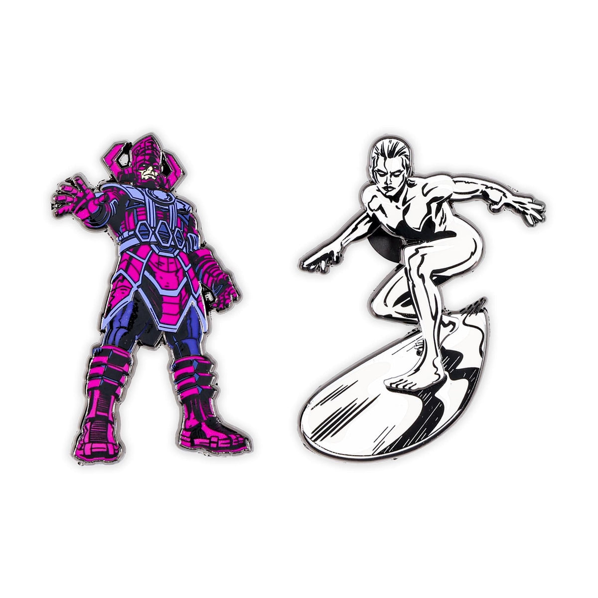 Marvel Studios Fantastic Four Galactus and Silver Surfer 2-Piece Enamel Pin Set