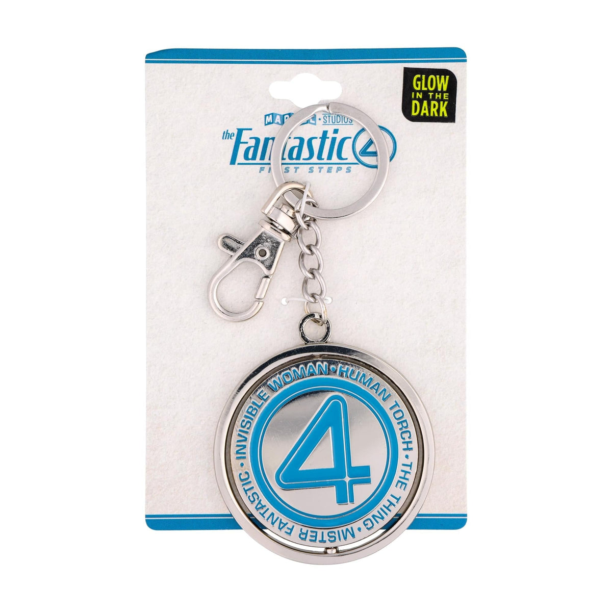 Marvel Studios The Fantastic Four: First Steps Spinning Enamel Keychain