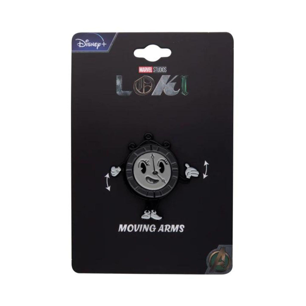 Marvel Loki Miss Minutes Moving Hand Enamel Pin