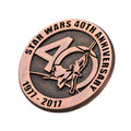 Star Wars 40th Anniversary Collectible Bronze Pin, SDCC '17 Exclusive