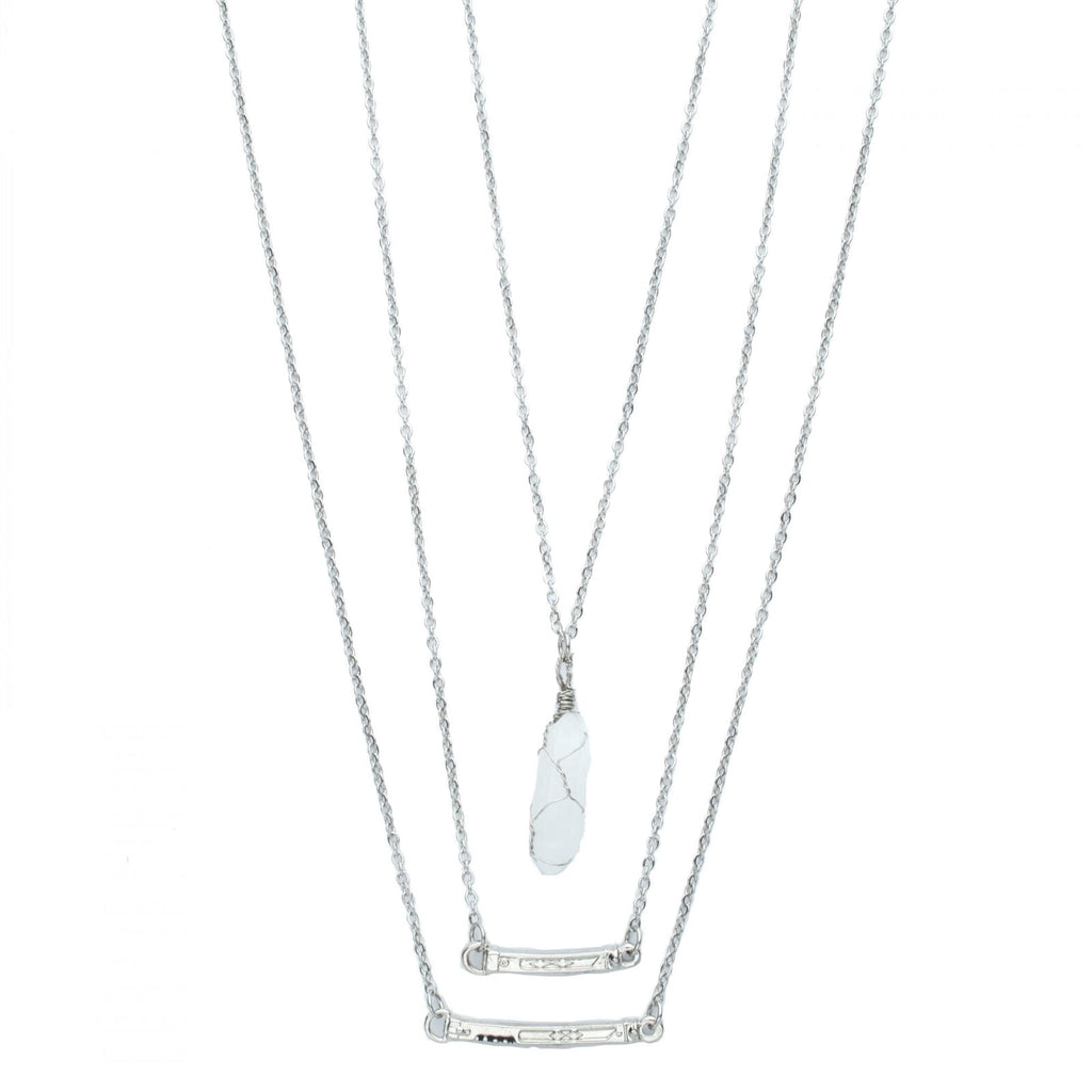 Star Wars Ashoka 3D Layered Lightsaber Necklace