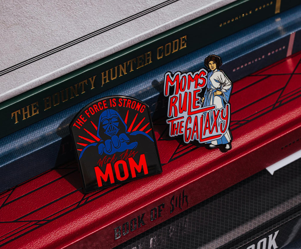Star Wars Princess Leia "Moms Rule The Galaxy" Enamel Pin