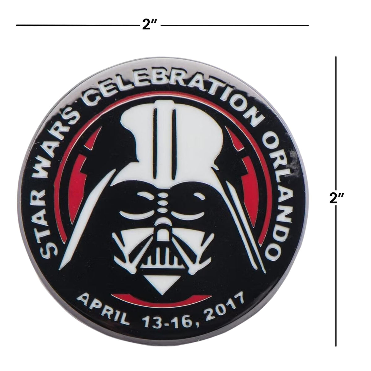Star Wars Darth Vader Celebration 2017 Orlando Pin, Toynk Exclusive