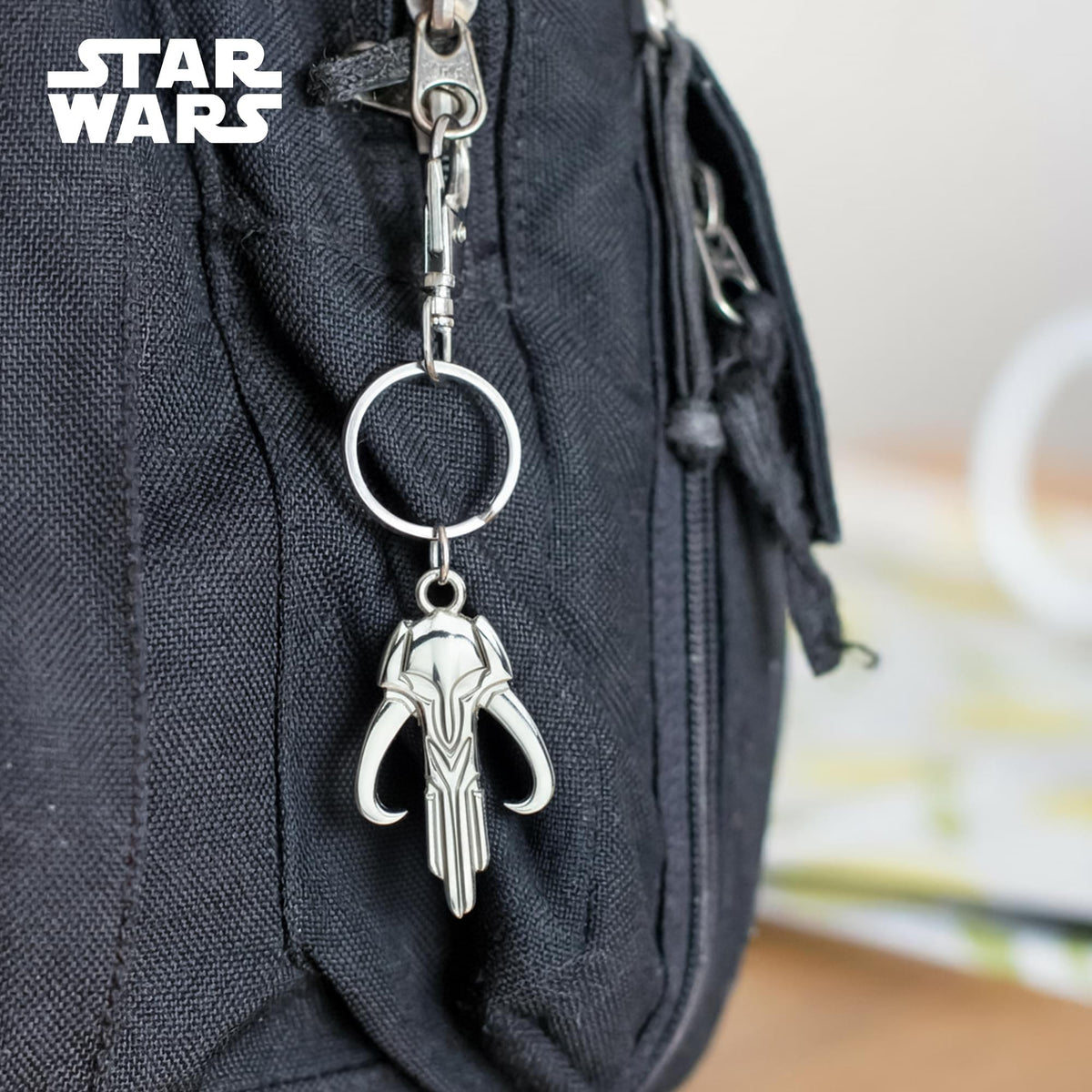 Star Wars: The Mandalorian Mythosaur Logo Metal Keychain