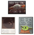Star Wars: The Mandalorian, The Child "Baby Yoda" Enamel Pin Bundle B | Set of 3