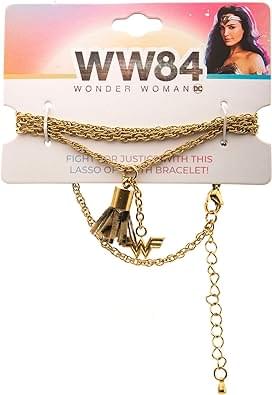 DC Comics Wonder Woman Lasso Of Truth Steel Bracelet