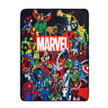 Marvel Comics Superheroes Fleece Throw Blanket | 45 x 60 Inches