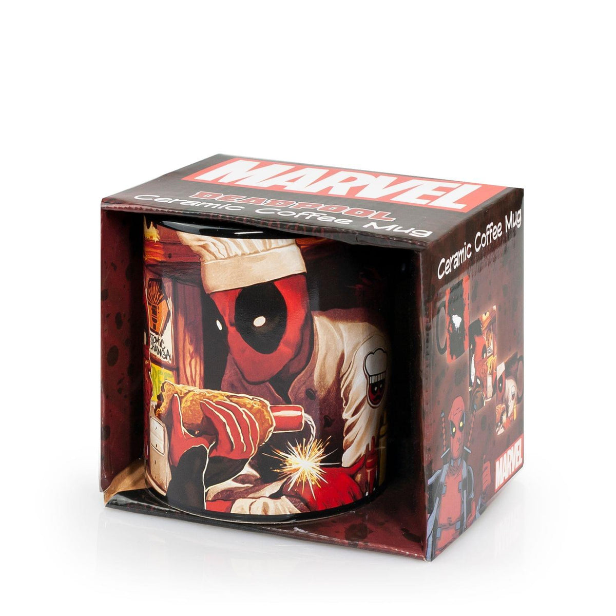 Dead Pool Costume | Dead Pool Atomic Changa Ceramic Coffee Mug | 12 oz