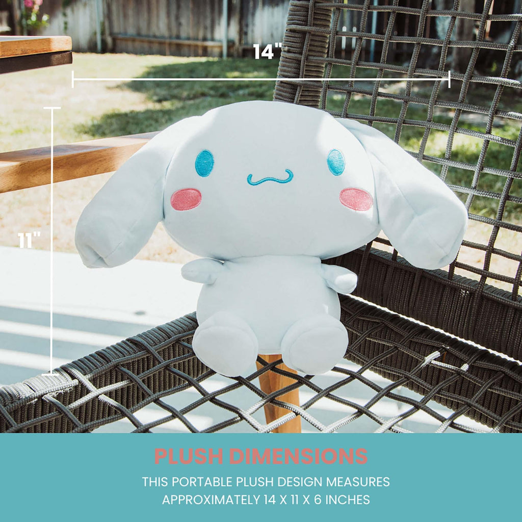 Sanrio Cinnamoroll Reversible Neck Roll Pillow and Plush Toy