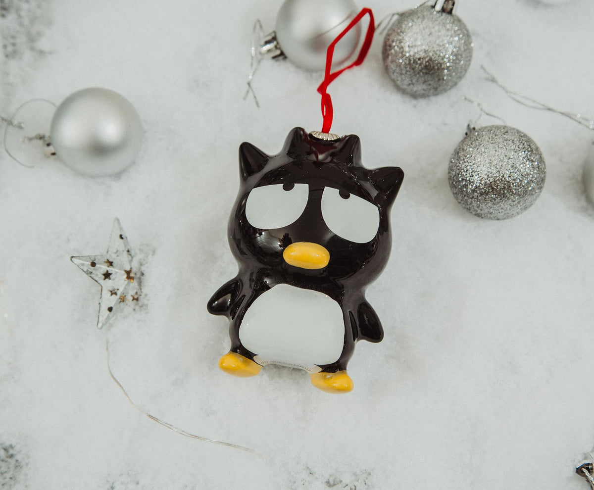 Sanrio Badtz-Maru 4-Inch Shatterproof Decoupage Ornament