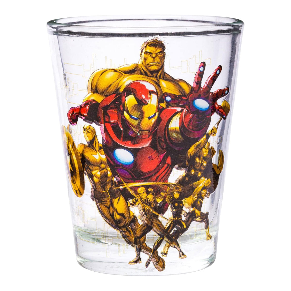 Marvel Avengers 2-Ounce Mini Shot Glasses | Set of 4