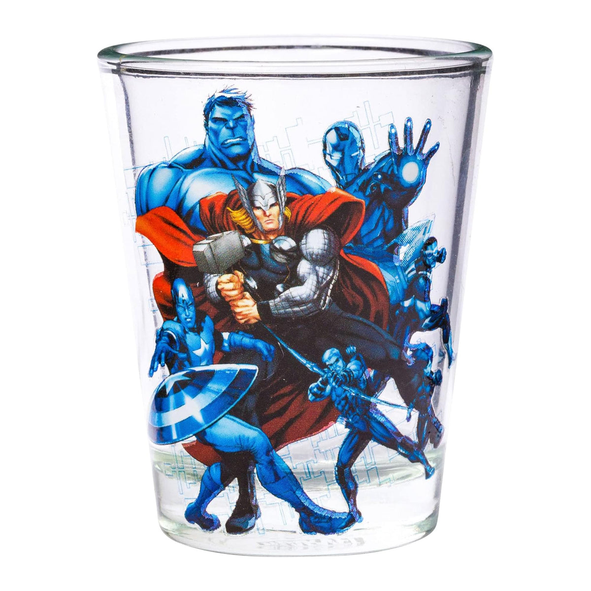 Marvel Avengers 2-Ounce Mini Shot Glasses | Set of 4