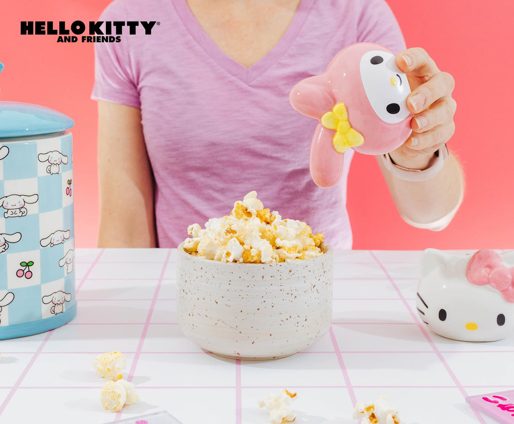 Sanrio Hello Kitty and My Melody Ceramic Salt and Pepper Shaker Set