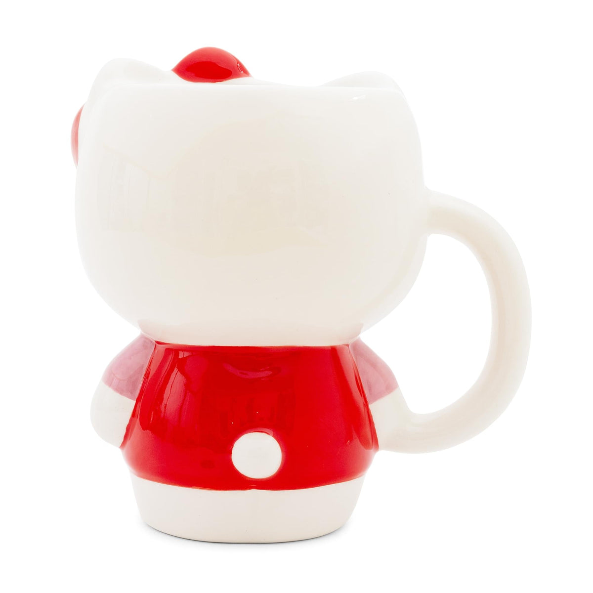 Sanrio Hello Kitty Red Dress Sculpted Ceramic Mug | Holds 20 Ounces