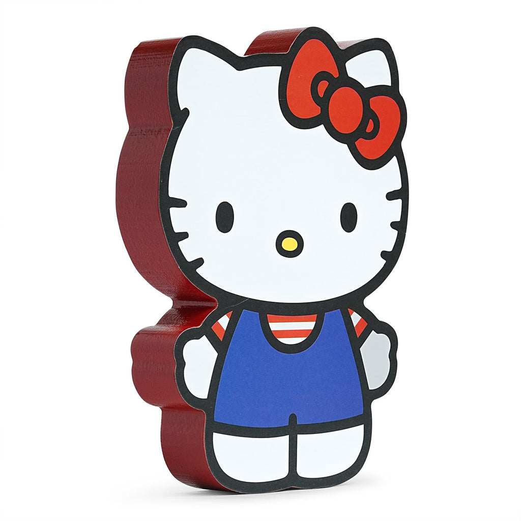 Sanrio Hello Kitty Classic Die-Cut Wooden Wall Art Sign | 8 x 6 Inches