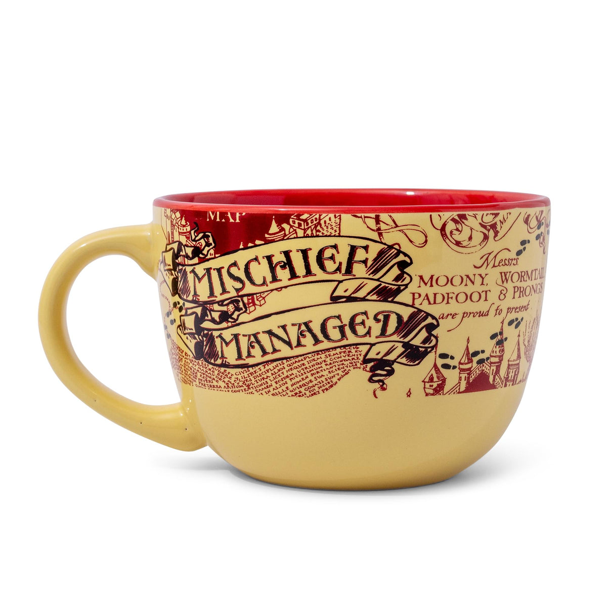 Harry Potter Marauder's Map Ceramic Soup Mug | Holds 24 Ounces