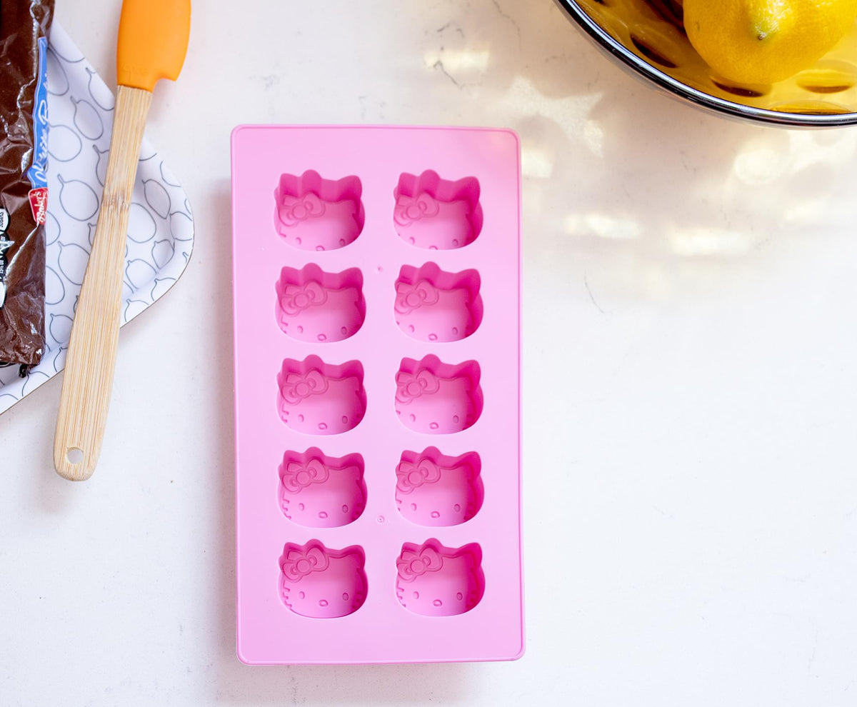 Sanrio Hello Kitty Silicone Mold Ice Cube Tray | Makes 10 Cubes