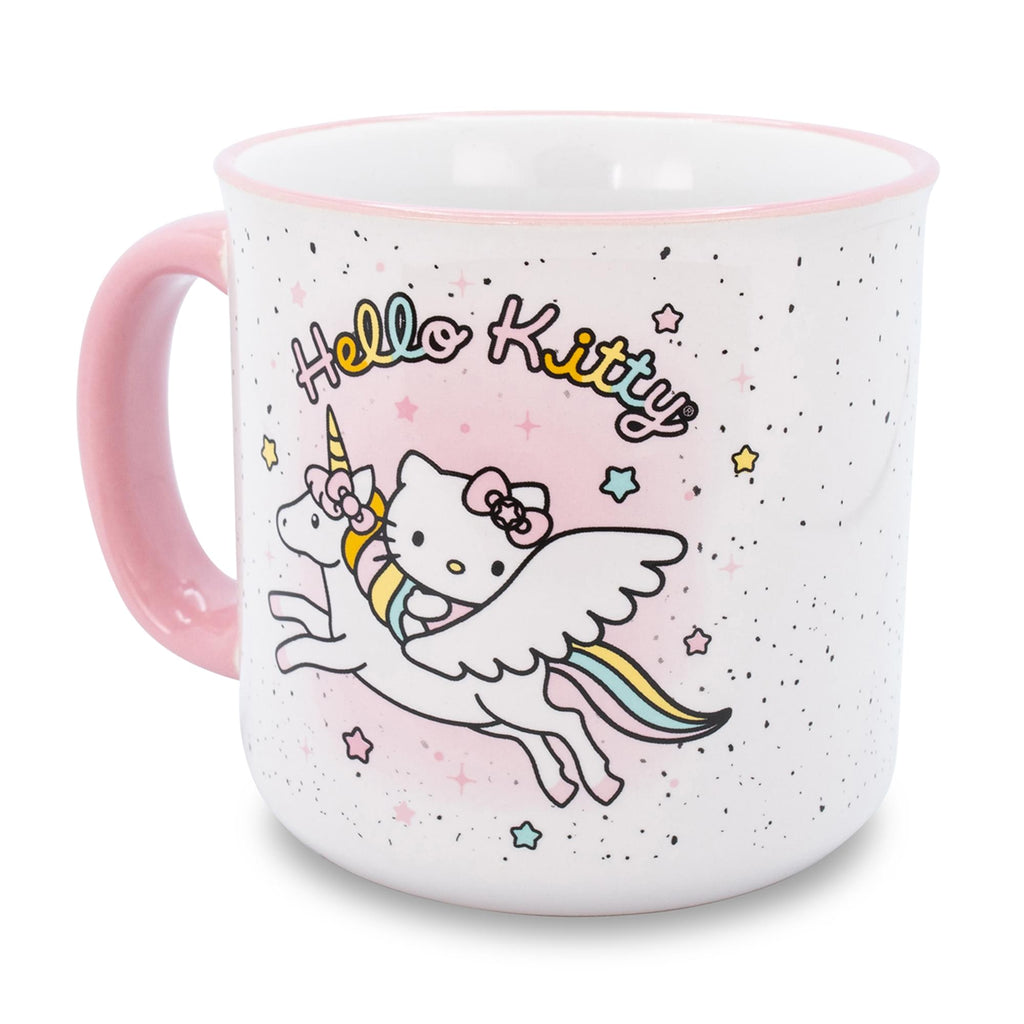 Sanrio Hello Kitty Unicorn Star Ceramic Camper Mug | Holds 20 Ounces