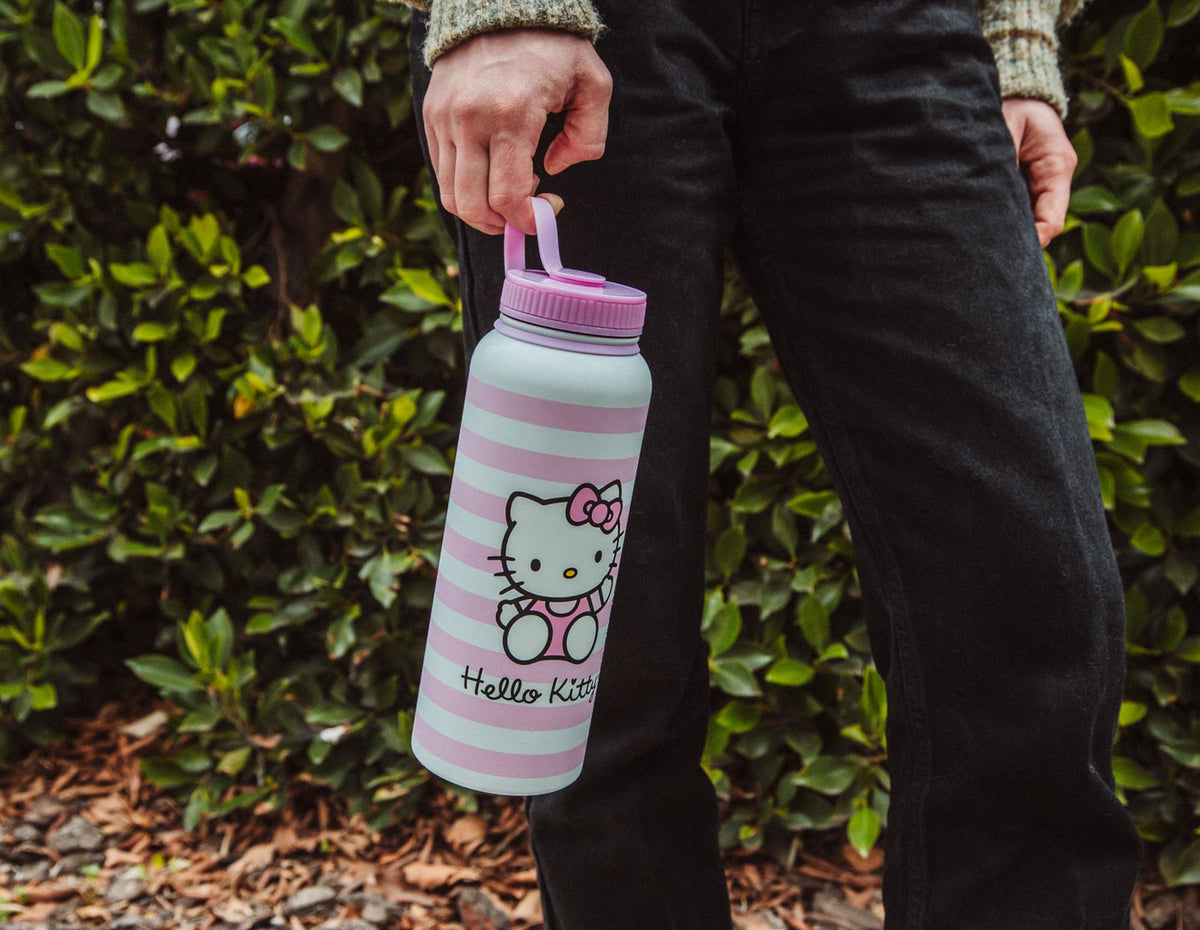 Sanrio Hello Kitty Pink Stainless Steel Water Bottle | Holds 42 Ounces