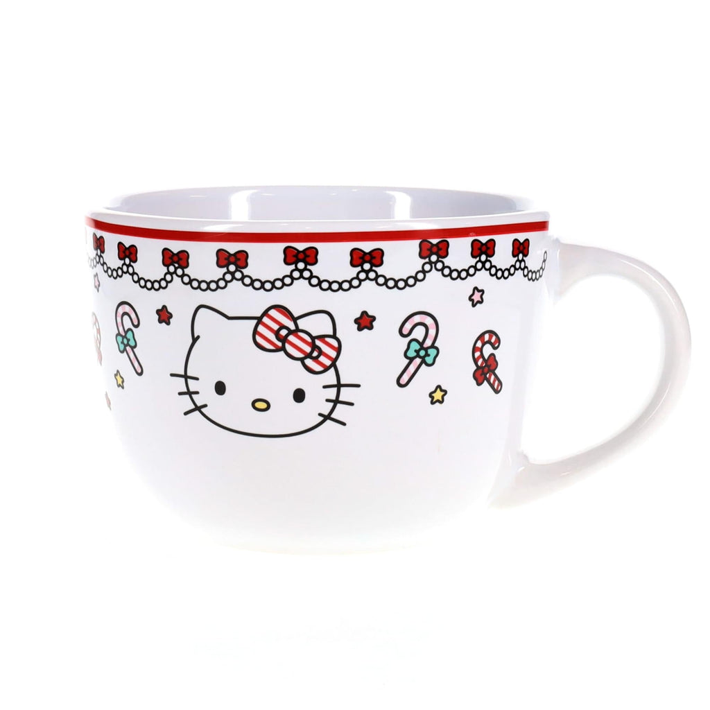 Sanrio Hello Kitty Holiday Ceramic Soup Mug | Holds 24 Ounces