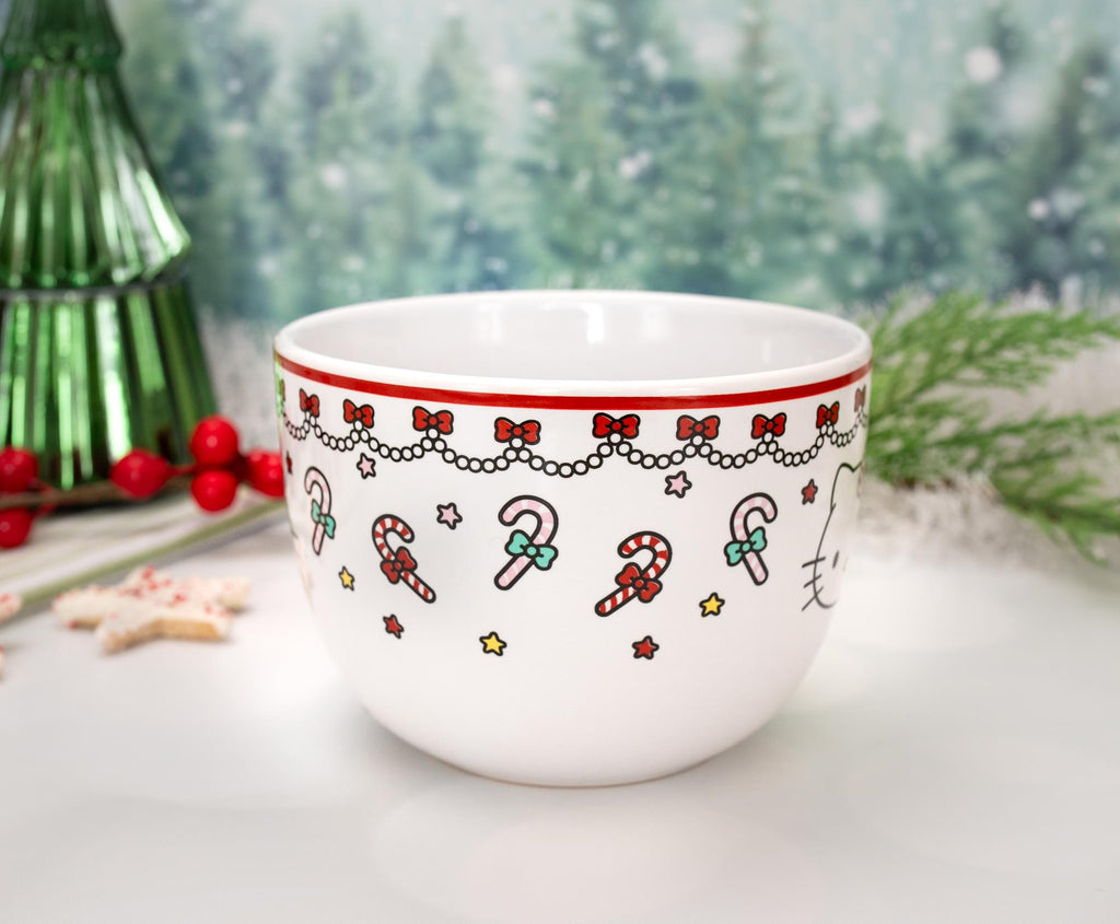 Sanrio Hello Kitty Holiday Ceramic Soup Mug | Holds 24 Ounces