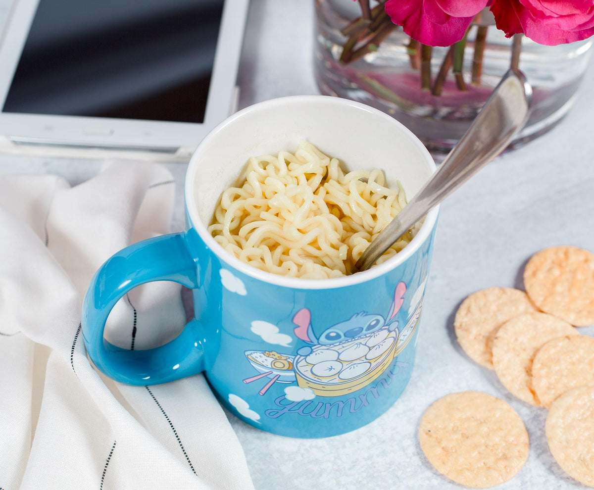 Disney Lilo & Stitch "Yummy" Ceramic Mug | Holds 20 Ounces