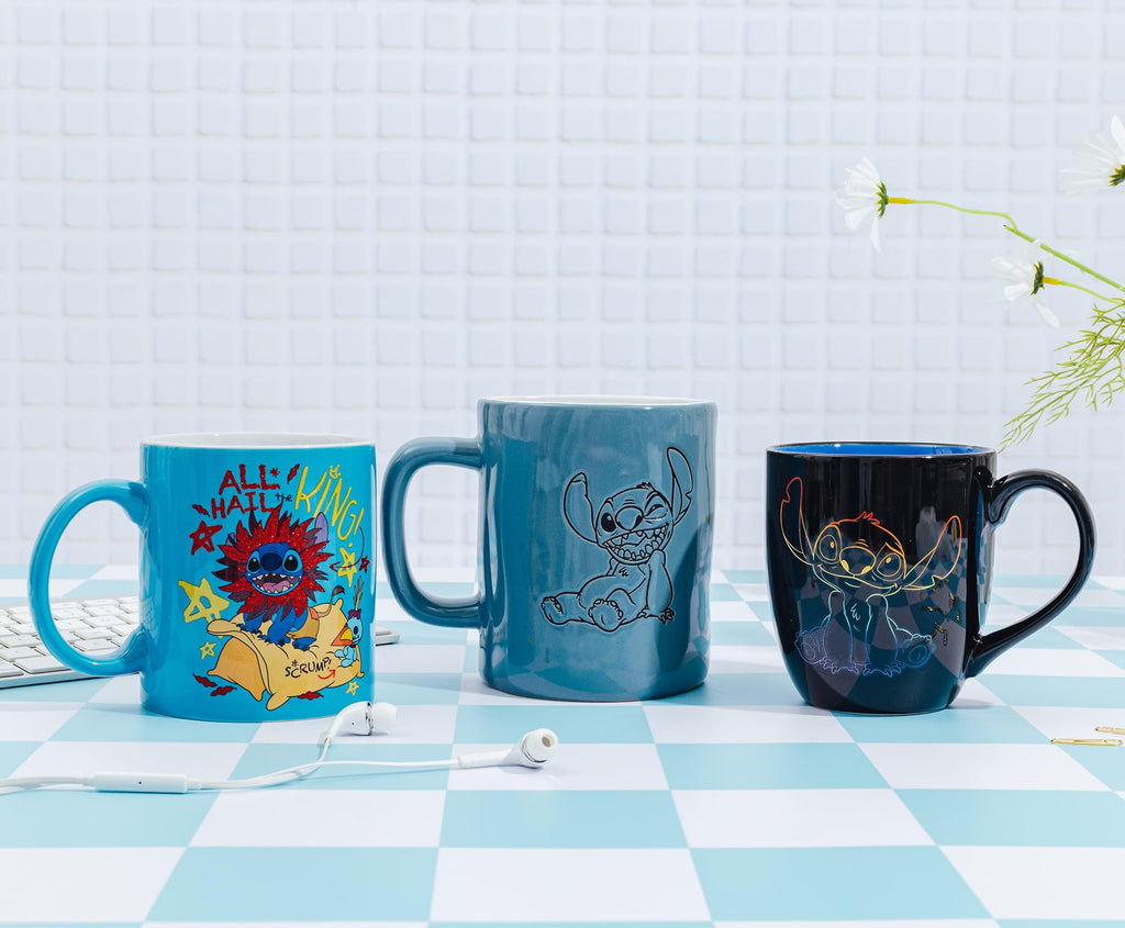 Disney Lilo & Stitch Ceramic Pottery Mug | Holds 25 Ounces