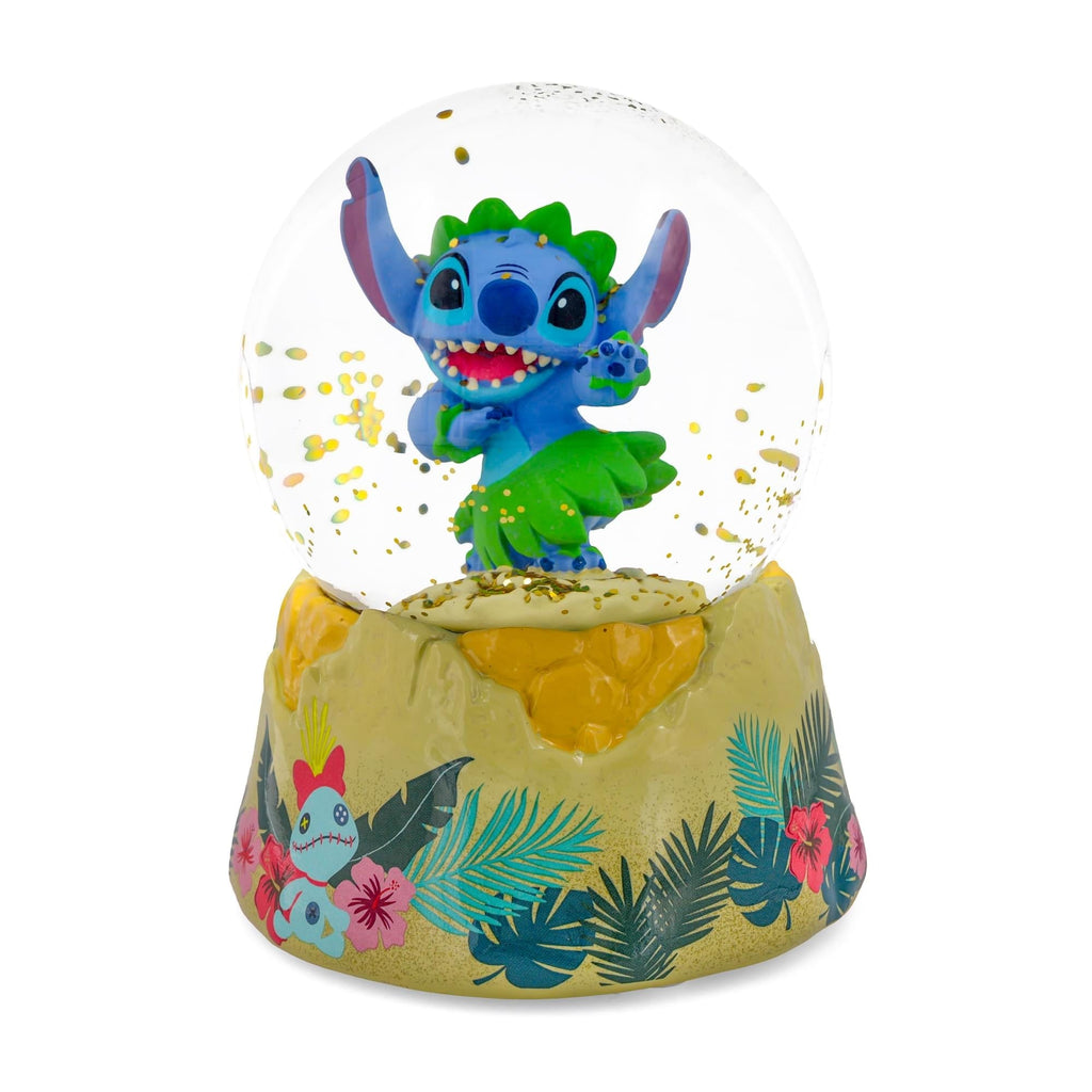 Disney Lilo & Stitch Hula Dancing Snow Globe | 6 Inches Tall