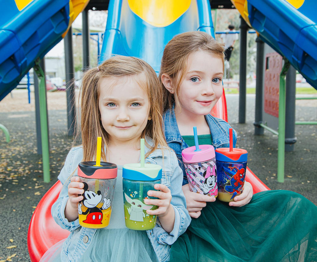 Marvel Spider-Man "Thwip" Kids Spill-Proof Tumbler With Straw | Holds 18 Ounces