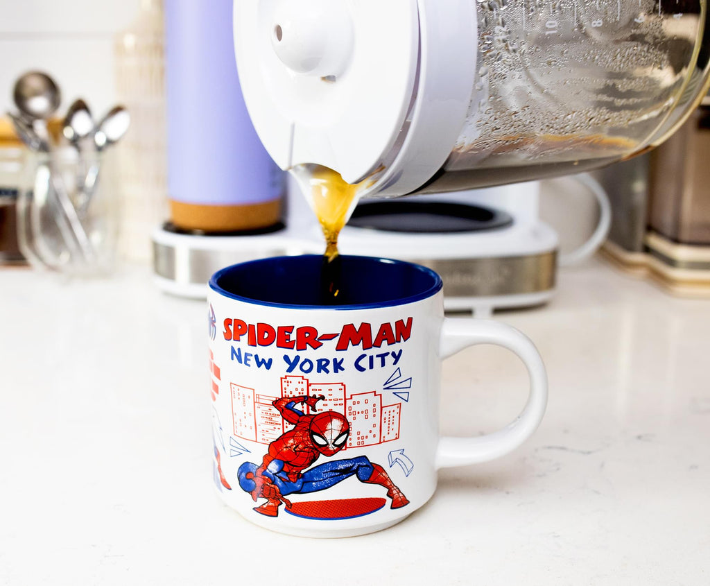 Marvel Spider-Man New York City Ceramic Mug | Holds 13 Ounces