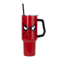 Marvel Spider-Man Face 40-Ounce Stainless Steel Tumbler With Handle