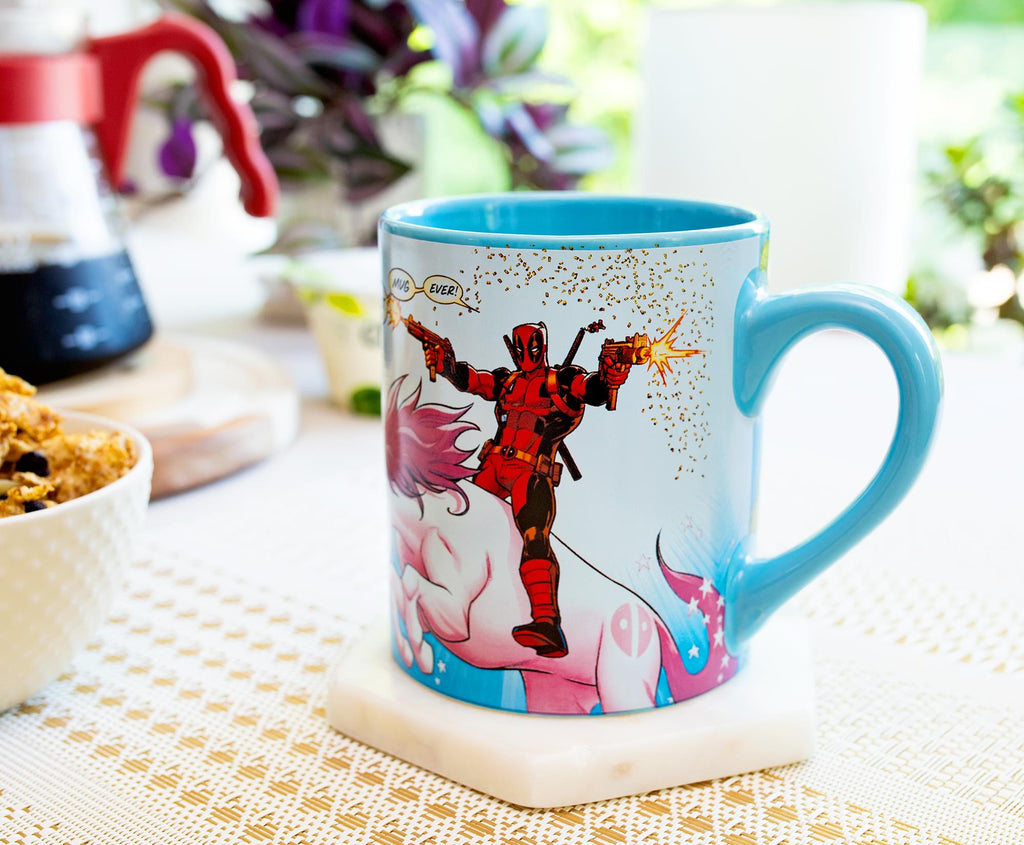 Marvel Comics Deadpool "Best Mug Ever" Ceramic Mug | Holds 14 Ounces