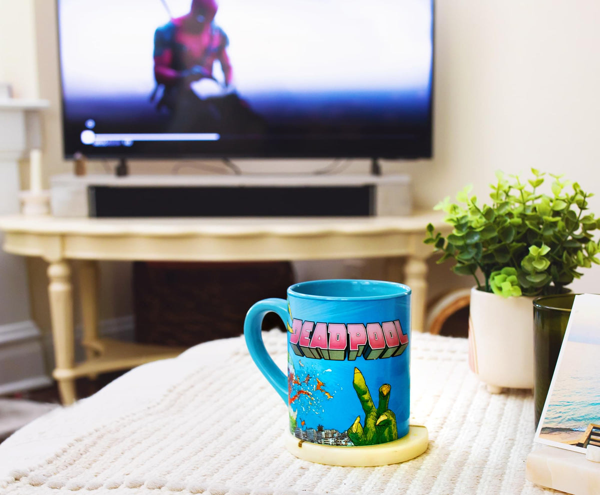 Marvel Comics Deadpool "Best Mug Ever" Ceramic Mug | Holds 14 Ounces