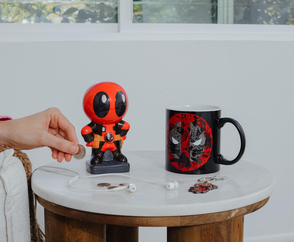 Marvel Deadpool Chibi 9-Inch Ceramic Money Bank