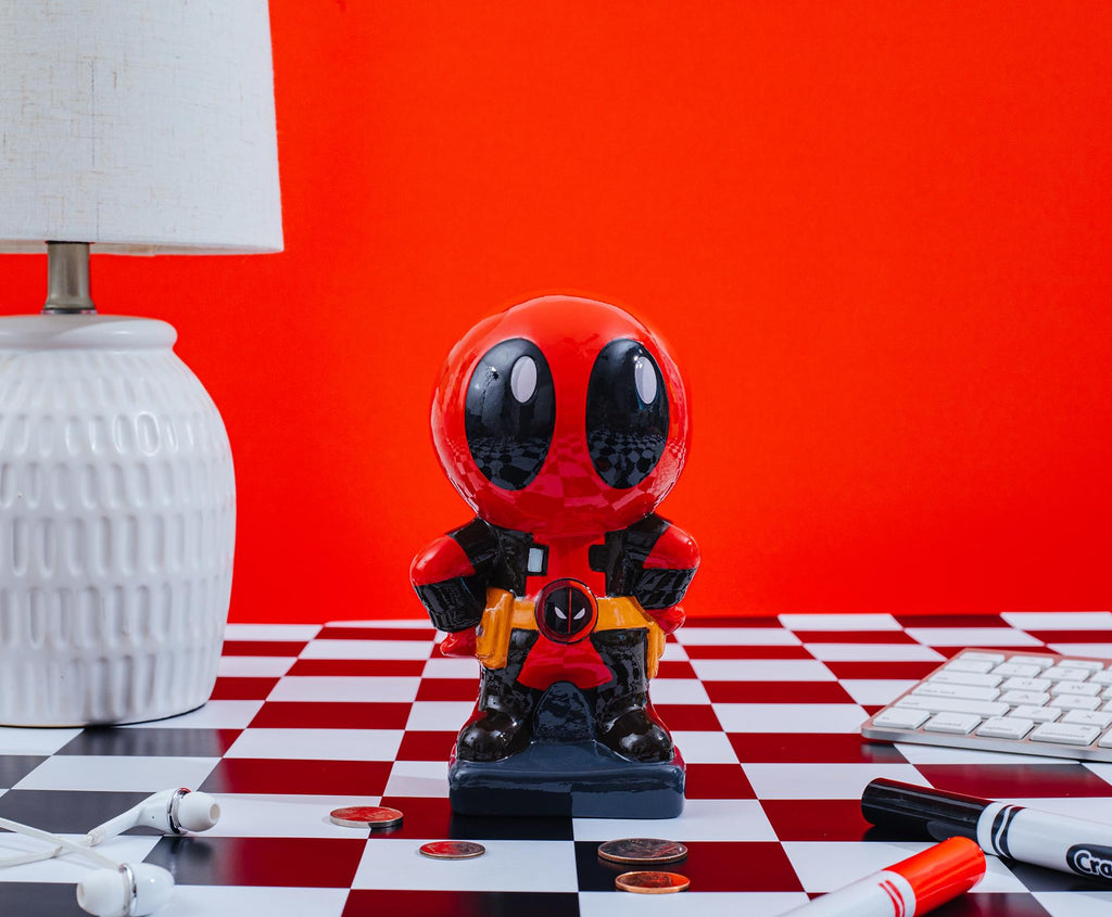 Marvel Deadpool Chibi 9-Inch Ceramic Money Bank