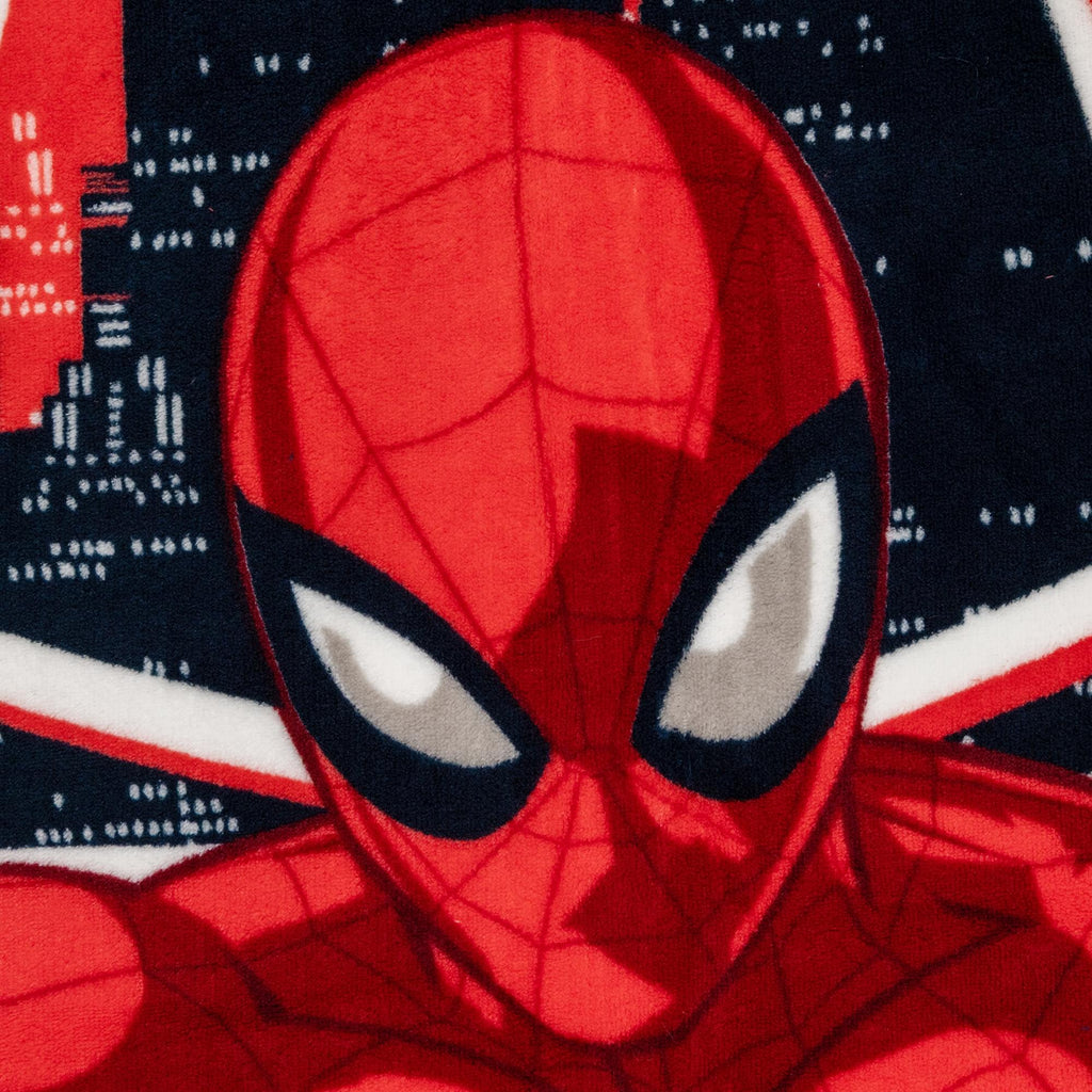 Marvel Spider-Man Skyline Pose Fleece Throw Blanket | 45 x 60 Inches